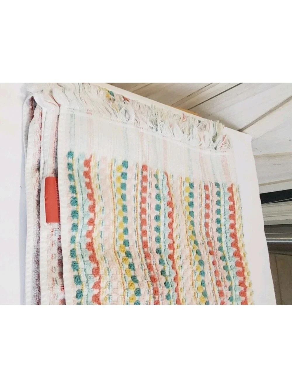 Opalhouse Bath Towel Coral Multi 100% Cotton 51